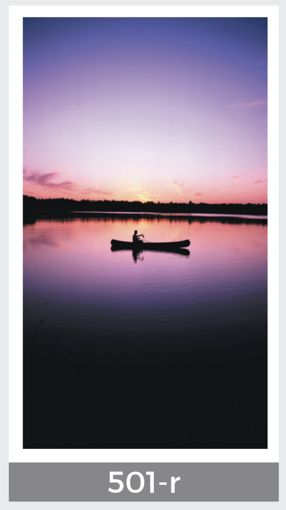 canoe on water prayer card